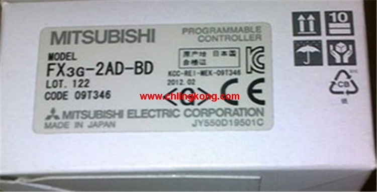 三菱模擬量輸入擴(kuò)展板FX3G-2AD-BD