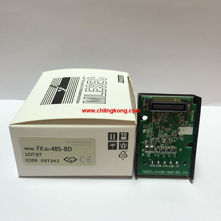 三菱R-485擴(kuò)展板FX3G-485-BD