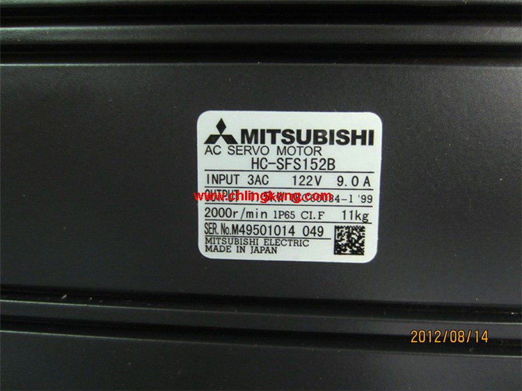 三菱中慣量中功率電機(jī)HC-SFS152B